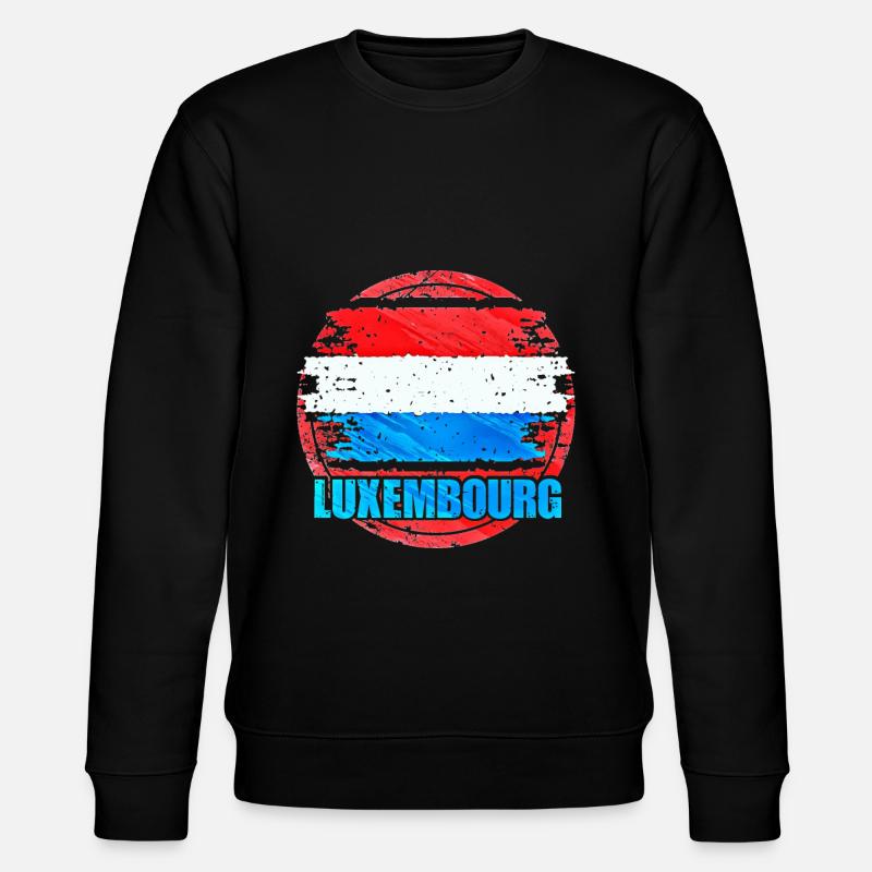 Luxemburg - Stanley/Stella Unisex Bio-Sweatshirt CHANGER  - Schwarz