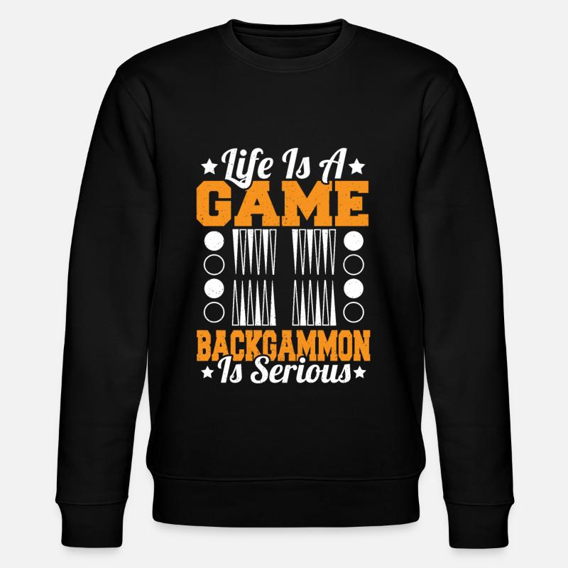 Backgammon - Sweat bio CHANGER Stanley/Stella Unisexe - noir