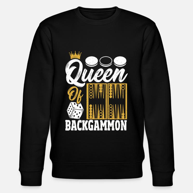 Backgammon - Stanley/Stella CHANGER Unisex Organic Sweatshirt - black