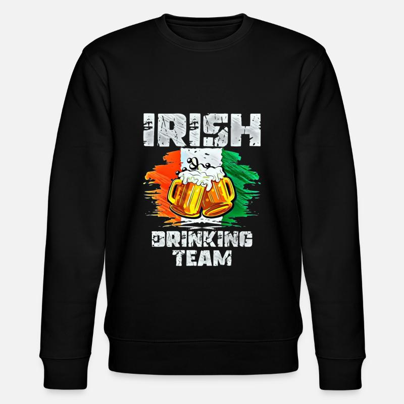 Équipe de beuverie d’Irlande - Sweat bio CHANGER Stanley/Stella Unisexe - noir
