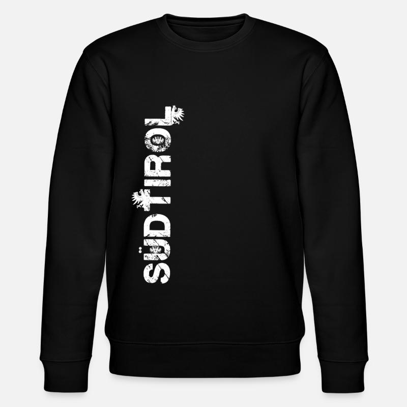 Südtirol - Stanley/Stella Unisex Bio-Sweatshirt CHANGER  - Schwarz