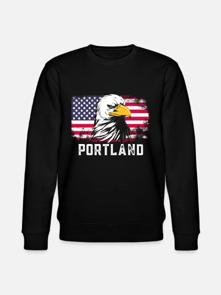 Portland - Stanley/Stella CHANGER Unisex Organic Sweatshirt - black