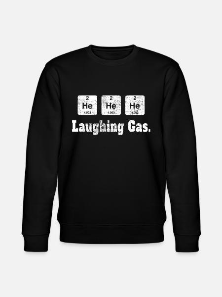 laughing gas - Stanley/Stella CHANGER Unisex Organic Sweatshirt - black