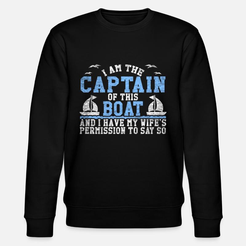 Capitaine de bateau - Sweat bio CHANGER Stanley/Stella Unisexe - noir