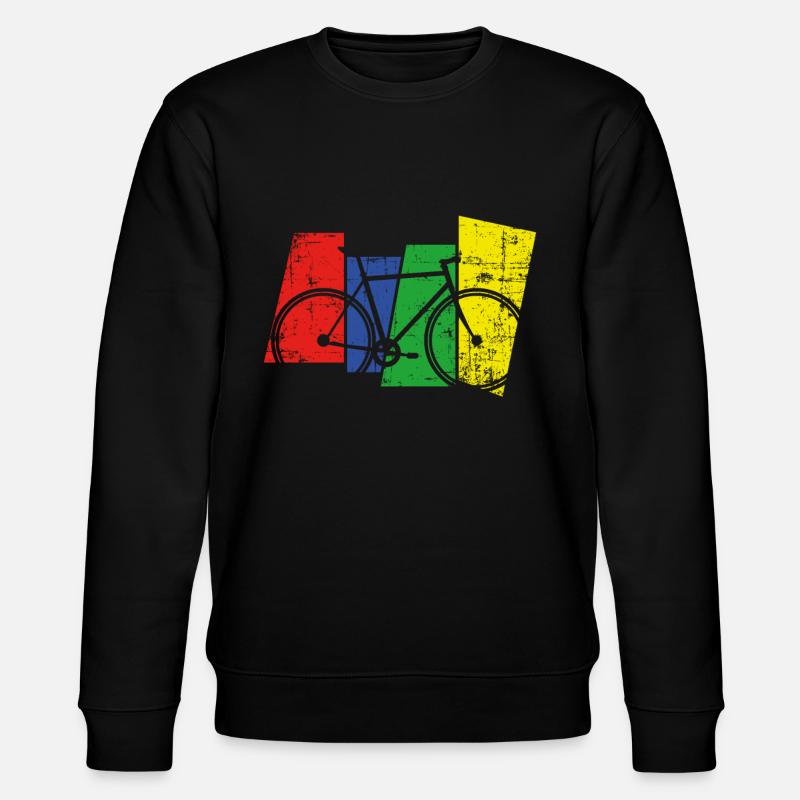 Bicycle - Stanley/Stella CHANGER Unisex Organic Sweatshirt - black