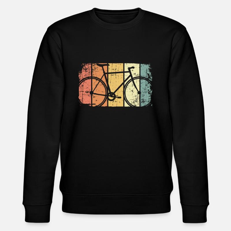 Fahrrad - Stanley/Stella Unisex Bio-Sweatshirt CHANGER  - Schwarz