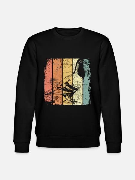 Brieftaube - Stanley/Stella Unisex Bio-Sweatshirt CHANGER  - Schwarz