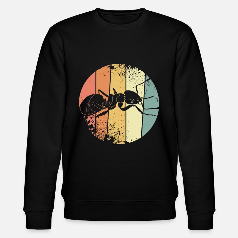 Ants Workers - Stanley/Stella CHANGER Unisex Organic Sweatshirt - black