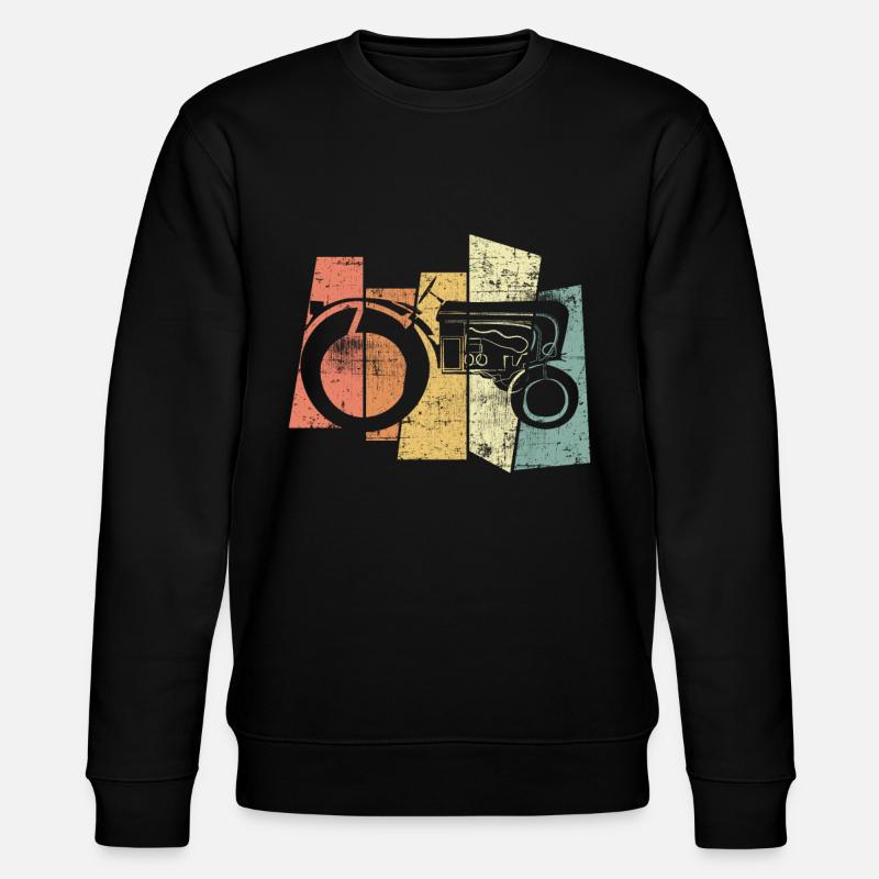 Tracteur Bauer - Sweat bio CHANGER Stanley/Stella Unisexe - noir