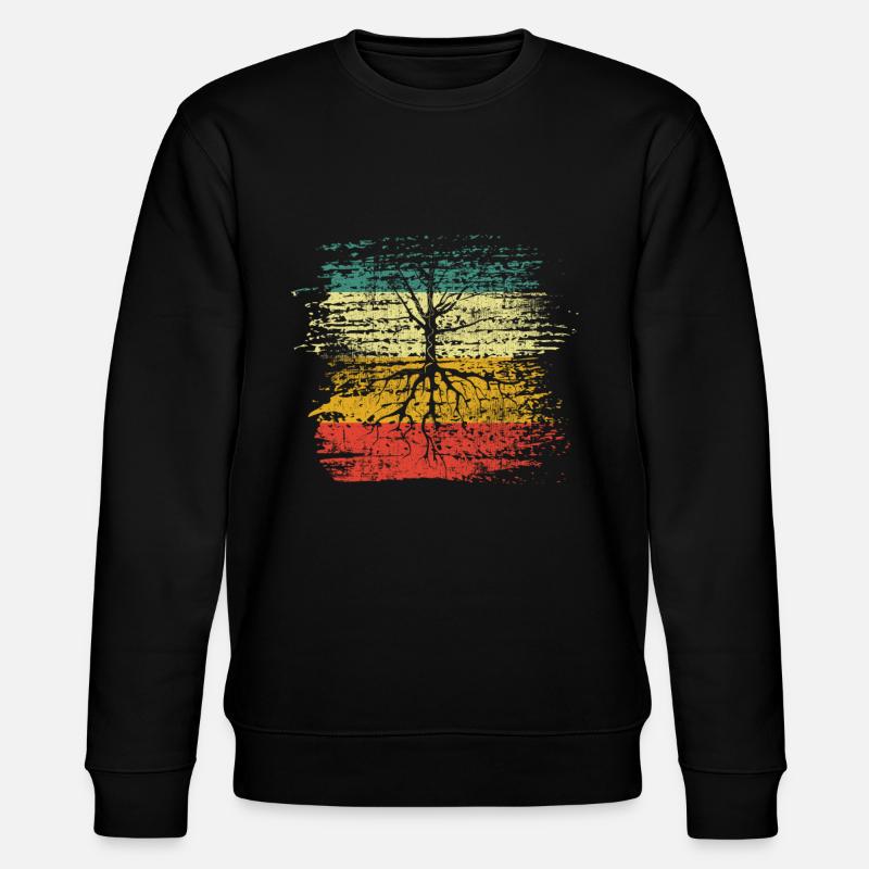 Tree - Stanley/Stella CHANGER Unisex Organic Sweatshirt - black