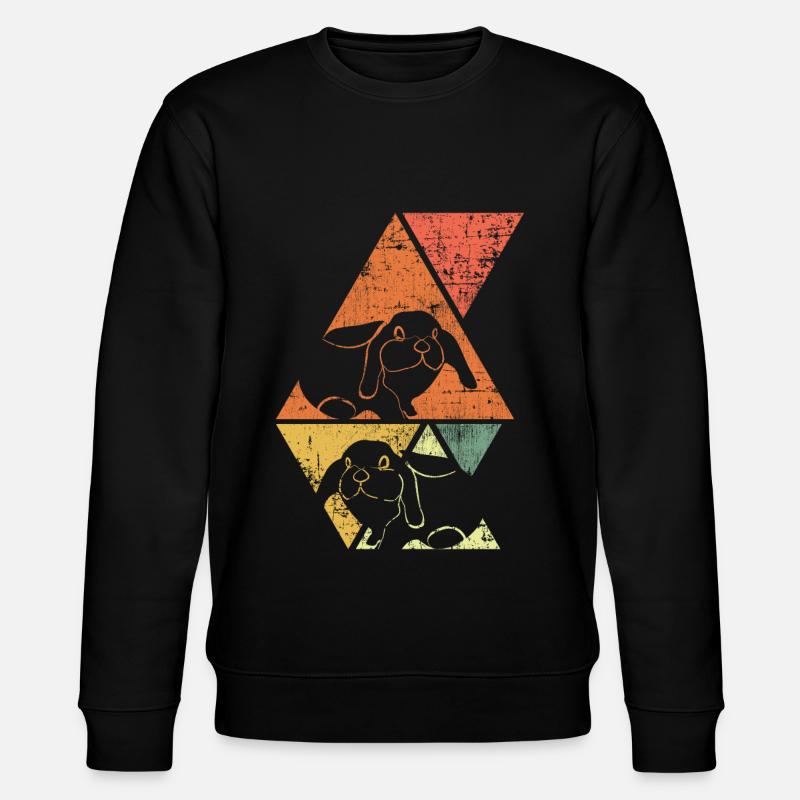 Rabbit Rabbit - Stanley/Stella CHANGER Unisex Organic Sweatshirt - black