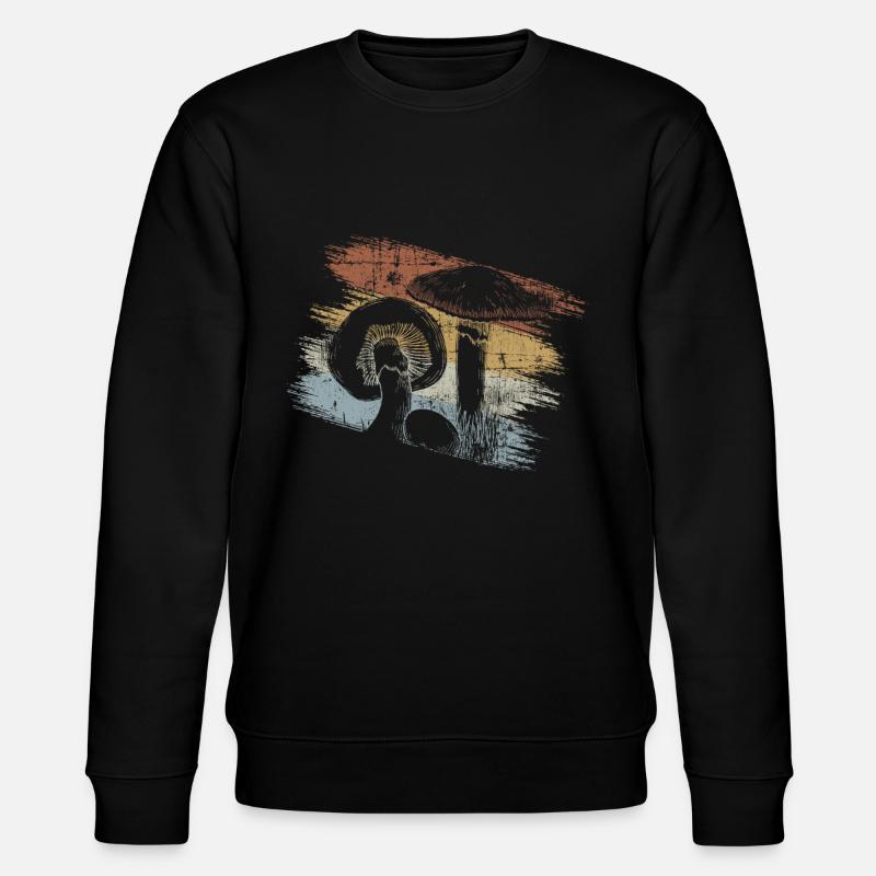 Champignons - Sweat bio CHANGER Stanley/Stella Unisexe - noir