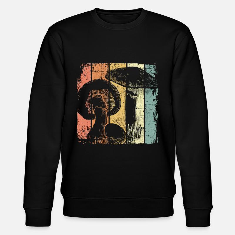 Champignon - Sweat bio CHANGER Stanley/Stella Unisexe - noir