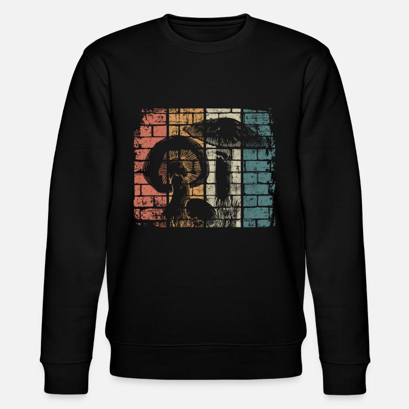 Champignon - Sweat bio CHANGER Stanley/Stella Unisexe - noir