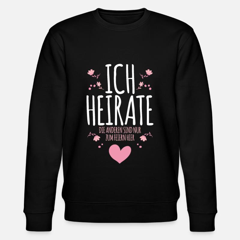 Bride Bachelor Party - Stanley/Stella CHANGER Unisex Organic Sweatshirt - black
