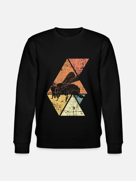 Abeille nature - Sweat bio CHANGER Stanley/Stella Unisexe - noir