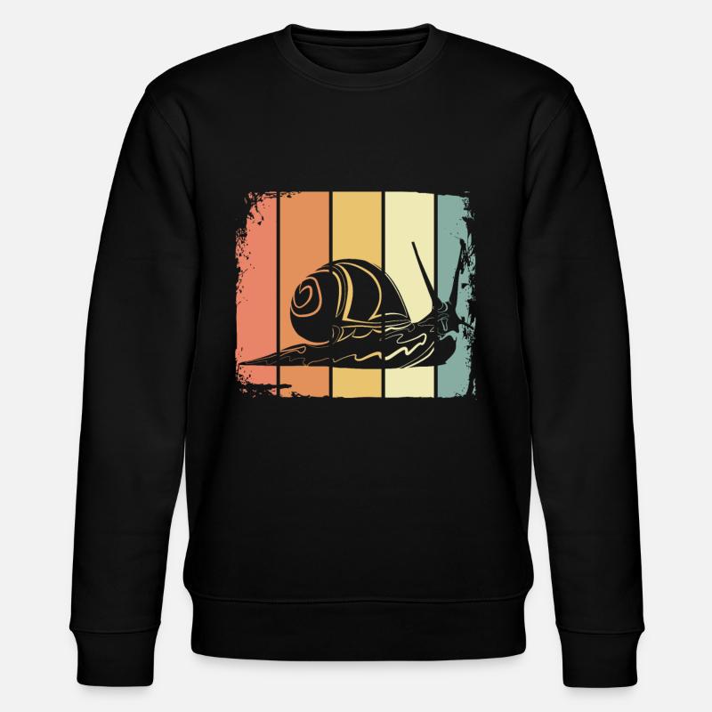 Snail - Stanley/Stella CHANGER Unisex Organic Sweatshirt - black