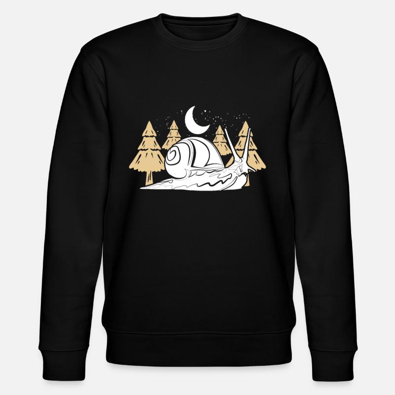 Escargot coquille d’escargot - Sweat bio CHANGER Stanley/Stella Unisexe - noir