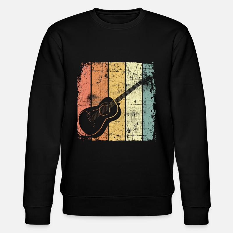 Guitar - Stanley/Stella CHANGER Unisex Organic Sweatshirt - black