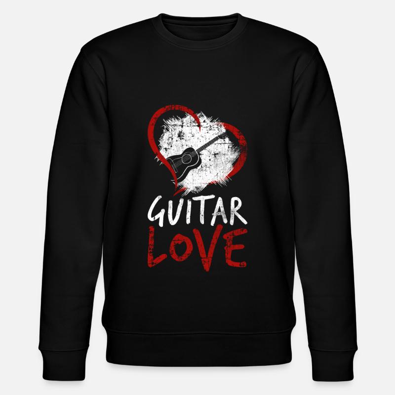 Guitar - Stanley/Stella CHANGER Unisex Organic Sweatshirt - black