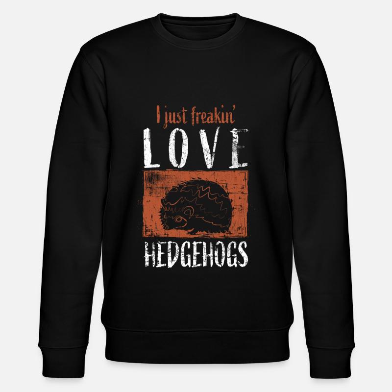 Igel - Stanley/Stella Unisex Bio-Sweatshirt CHANGER  - Schwarz