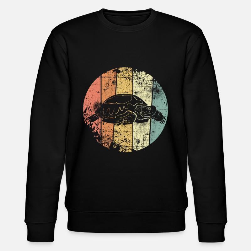 Tortue - Sweat bio CHANGER Stanley/Stella Unisexe - noir