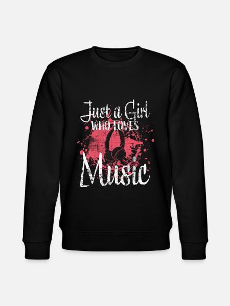 Music Girls - Stanley/Stella CHANGER Unisex Organic Sweatshirt - black