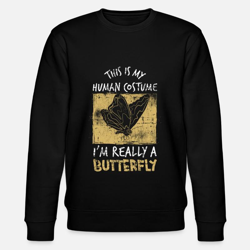 Papillon - Sweat bio CHANGER Stanley/Stella Unisexe - noir