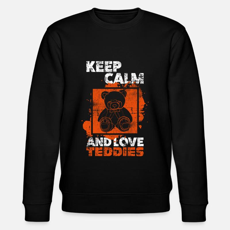 Teddy Teddy Bear - Stanley/Stella CHANGER Unisex Organic Sweatshirt - black