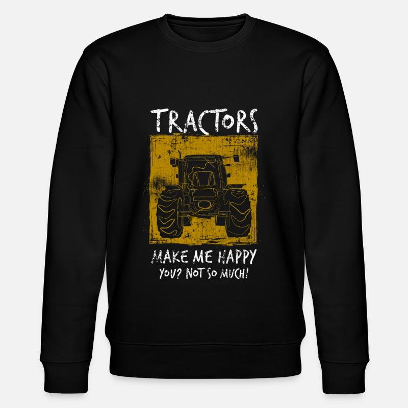 Tracteur - Sweat bio CHANGER Stanley/Stella Unisexe - noir