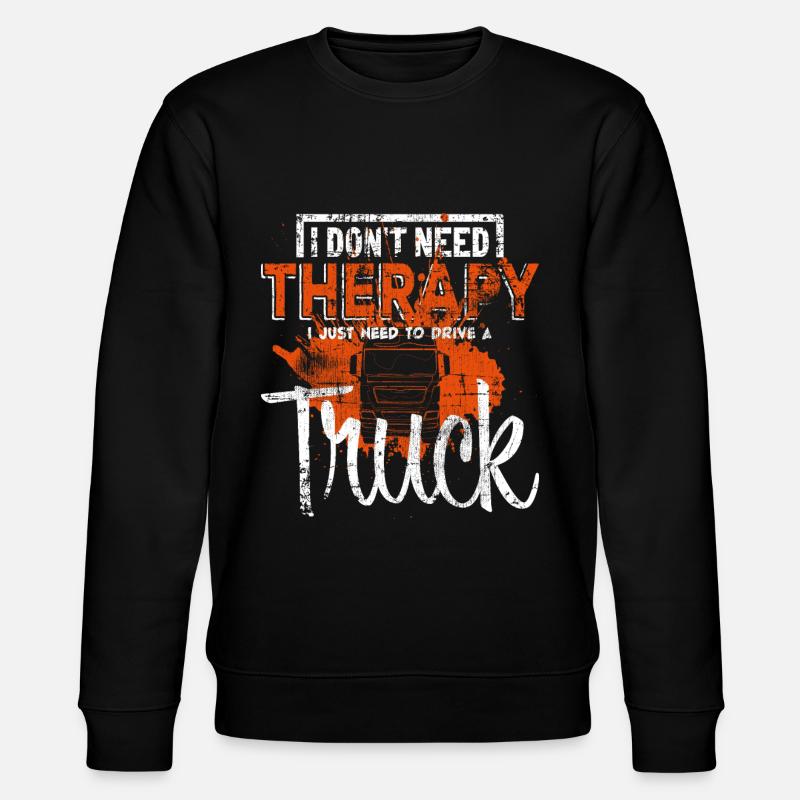 Chauffeur de camion - Sweat bio CHANGER Stanley/Stella Unisexe - noir