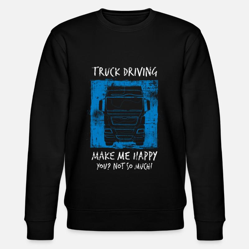 Camion routier - Sweat bio CHANGER Stanley/Stella Unisexe - noir