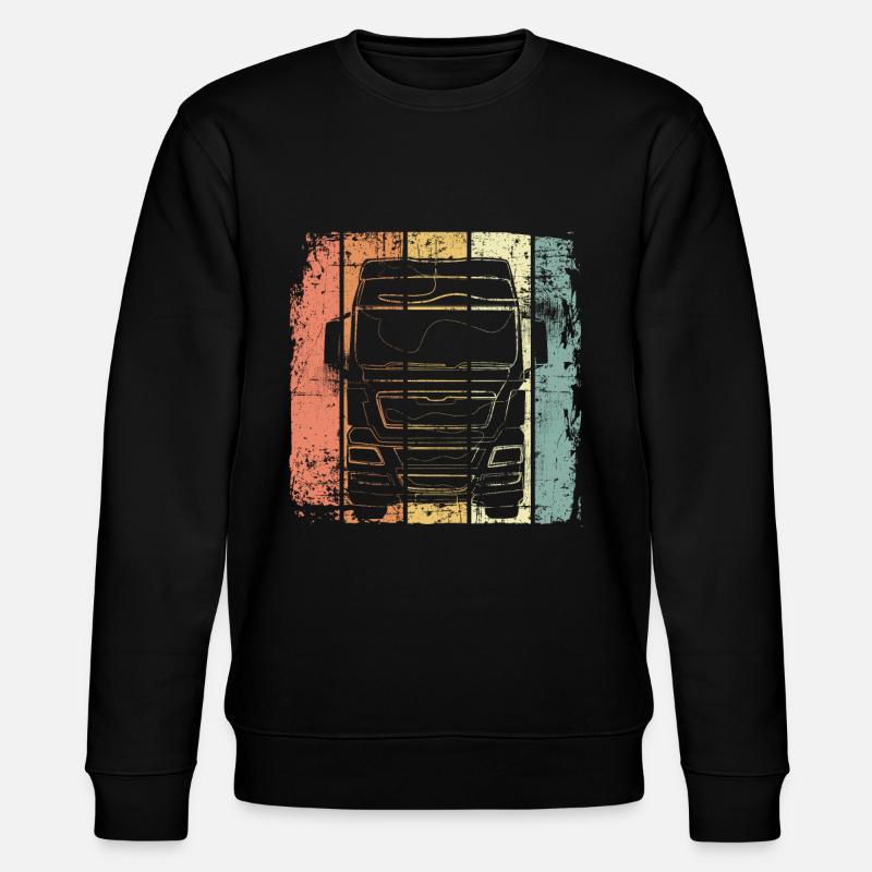 LKW - Stanley/Stella Unisex Bio-Sweatshirt CHANGER  - Schwarz