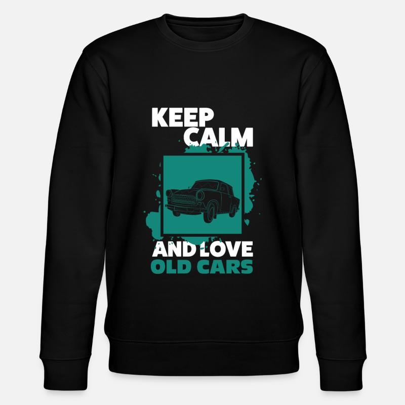 Oldtimer Auto - Stanley/Stella Unisex Bio-Sweatshirt CHANGER  - Schwarz