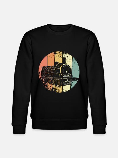 Locomotive retro - Stanley/Stella CHANGER Unisex Organic Sweatshirt - black