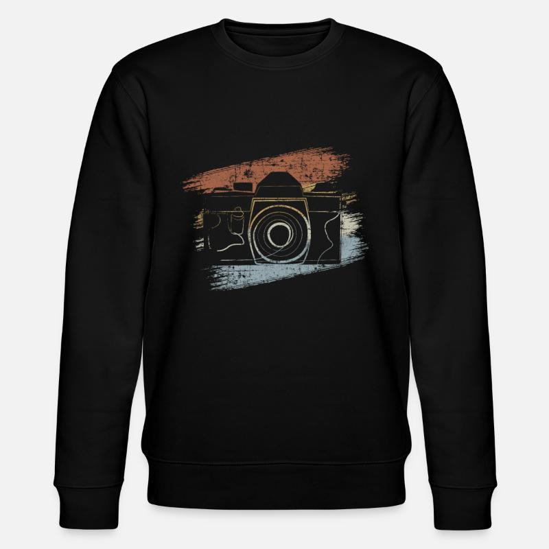 Caméra rétro - Sweat bio CHANGER Stanley/Stella Unisexe - noir