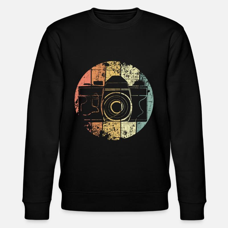 Caméra photographe rétro - Sweat bio CHANGER Stanley/Stella Unisexe - noir