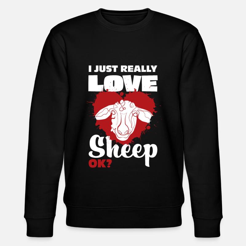 Moutons paysans - Sweat bio CHANGER Stanley/Stella Unisexe - noir