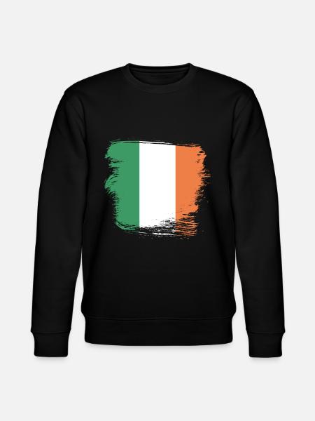 Ireland Irish flag - Stanley/Stella CHANGER Unisex Organic Sweatshirt - black