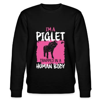 Porcelet porcelet - Sweat bio CHANGER Stanley/Stella Unisexe - noir - Devant - Nik (191cm) & Marisol (170cm)