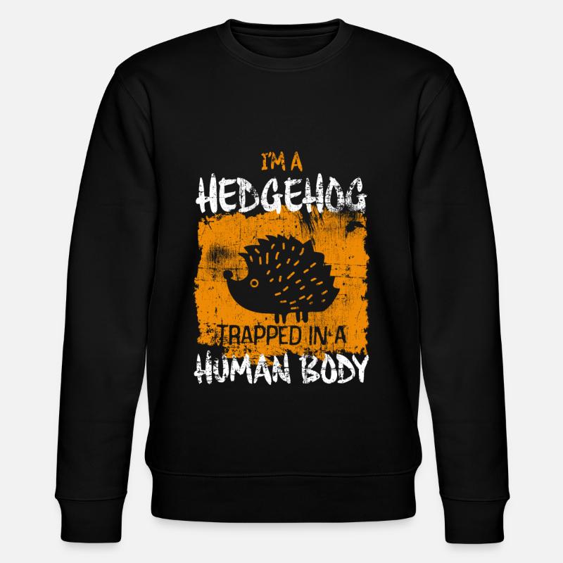 Hérisson automne - Sweat bio CHANGER Stanley/Stella Unisexe - noir