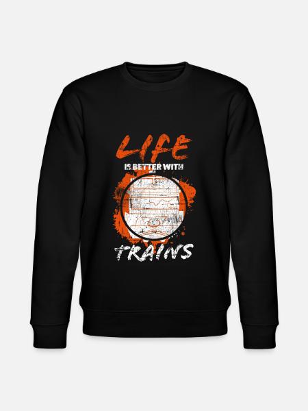 Railroad - Stanley/Stella CHANGER Unisex Organic Sweatshirt - black