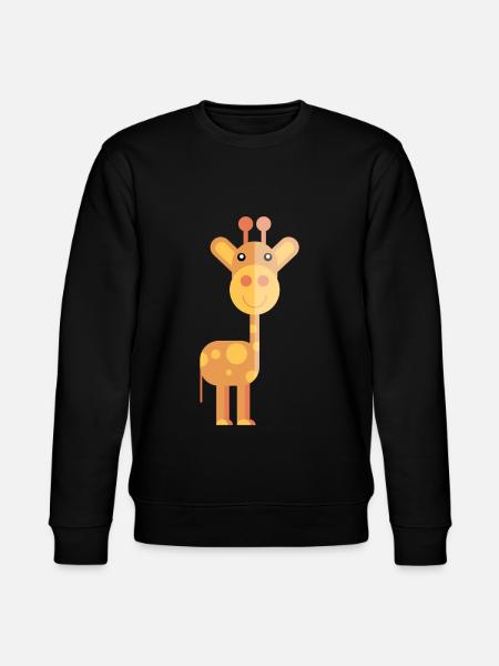 Giraffe Cute Animal - Stanley/Stella CHANGER Unisex Organic Sweatshirt - black