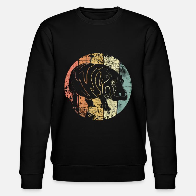 Hippopotames - Sweat bio CHANGER Stanley/Stella Unisexe - noir