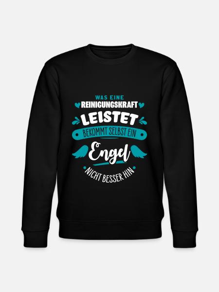 Cleaner Cleaning lady - Stanley/Stella CHANGER Unisex Organic Sweatshirt - black
