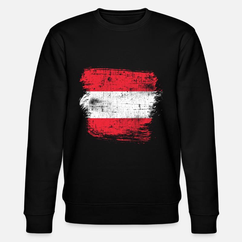 Austria - Stanley/Stella CHANGER Unisex Organic Sweatshirt - black
