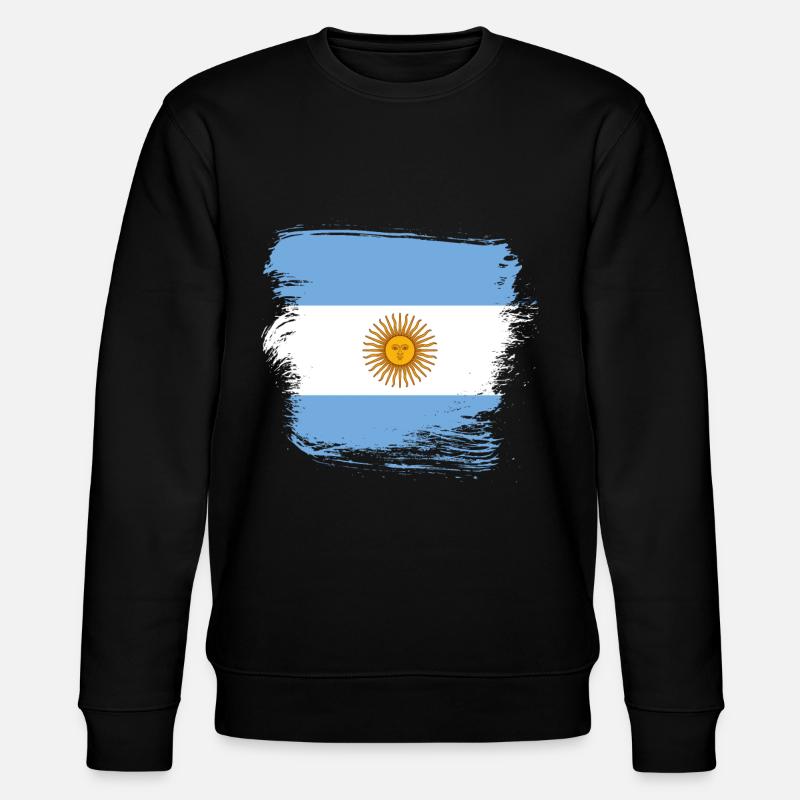 Drapeau de l’Argentine - Sweat bio CHANGER Stanley/Stella Unisexe - noir