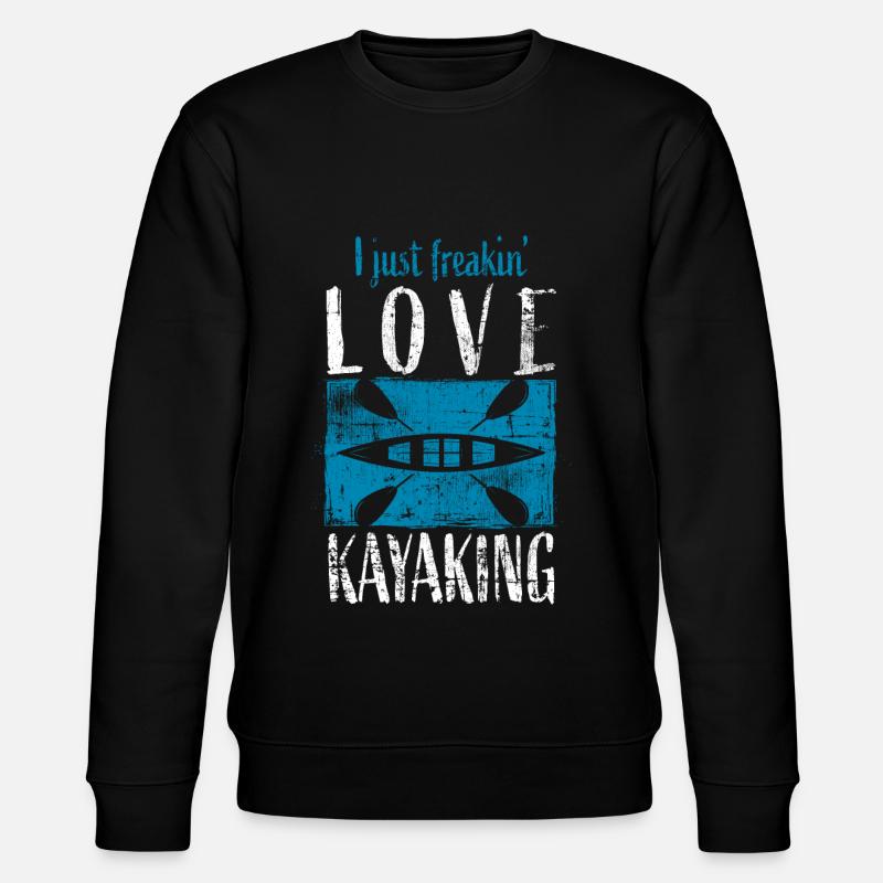 Kajak - Stanley/Stella Unisex Bio-Sweatshirt CHANGER  - Schwarz