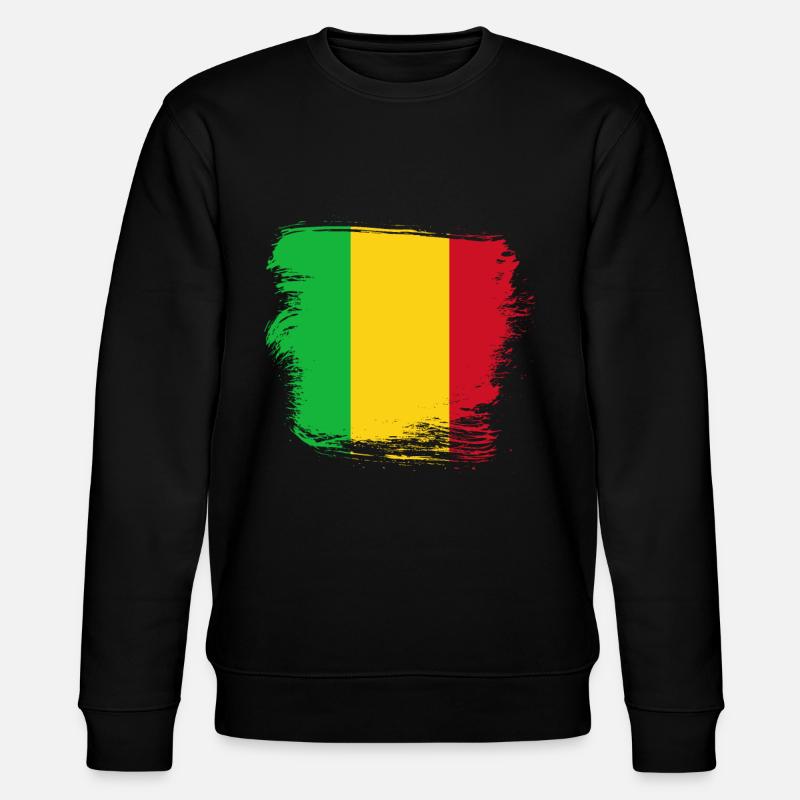 Mali Flagge - Stanley/Stella Unisex Bio-Sweatshirt CHANGER - Schwarz