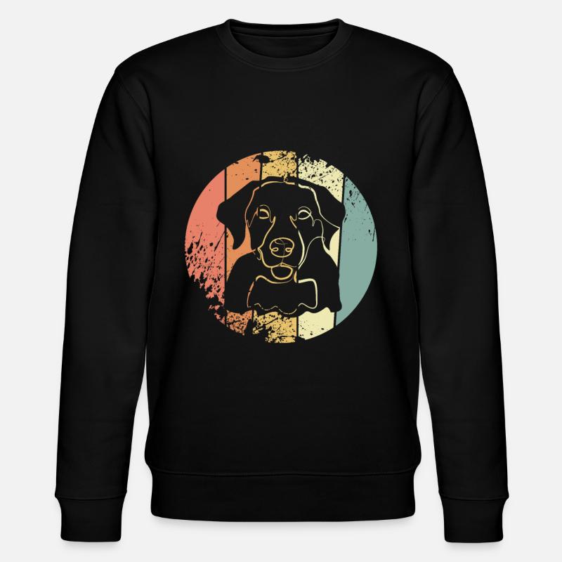 Labrador - Stanley/Stella Unisex Bio-Sweatshirt CHANGER  - Schwarz